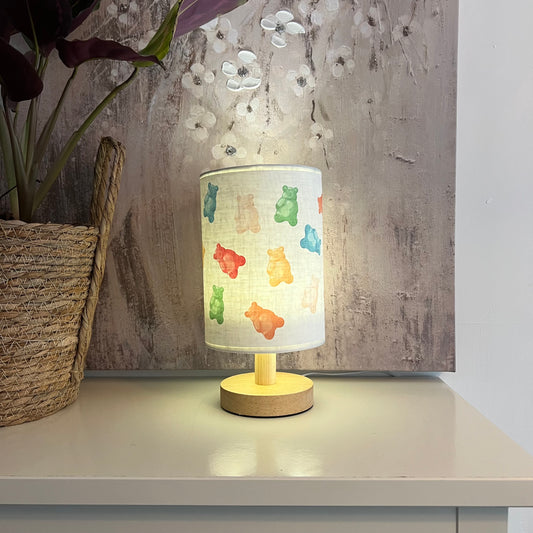 Scandi Gummy Bear Table Lamp – Soft Ambient Light with Colourful Shade